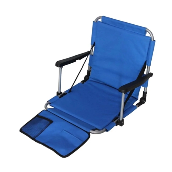 Outdoors Folding Stadium Chair with Armrests - Outdoors Folding Stadium Chair with Armrests - Image 2 of 4