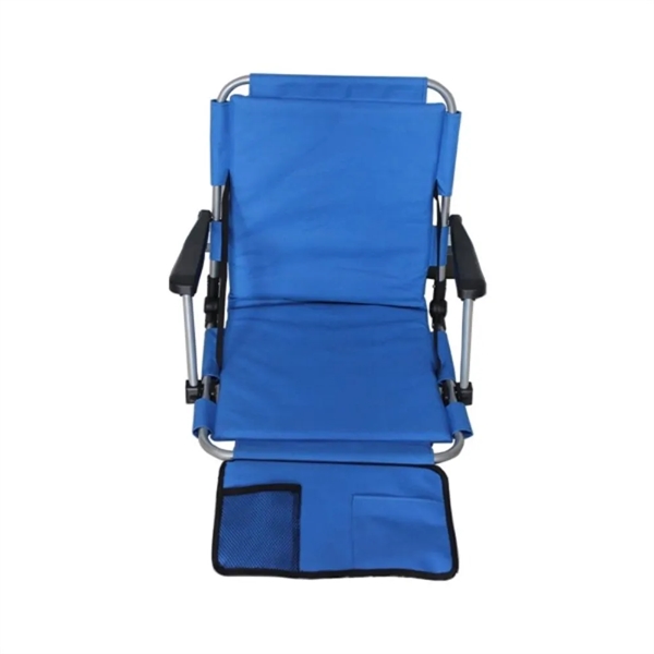 Outdoors Folding Stadium Chair with Armrests - Outdoors Folding Stadium Chair with Armrests - Image 3 of 4