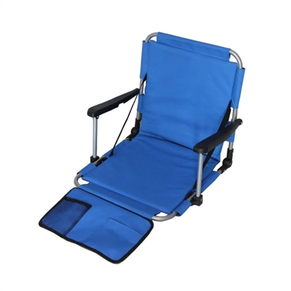 Outdoors Folding Stadium Chair with Armrests - Outdoors Folding Stadium Chair with Armrests - Image 4 of 4