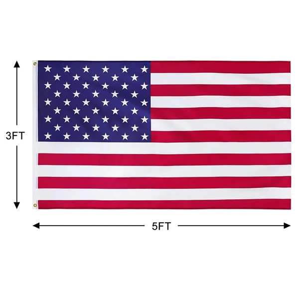 3x5 Ft American Flag In Stock - 3x5 Ft American Flag In Stock - Image 3 of 3