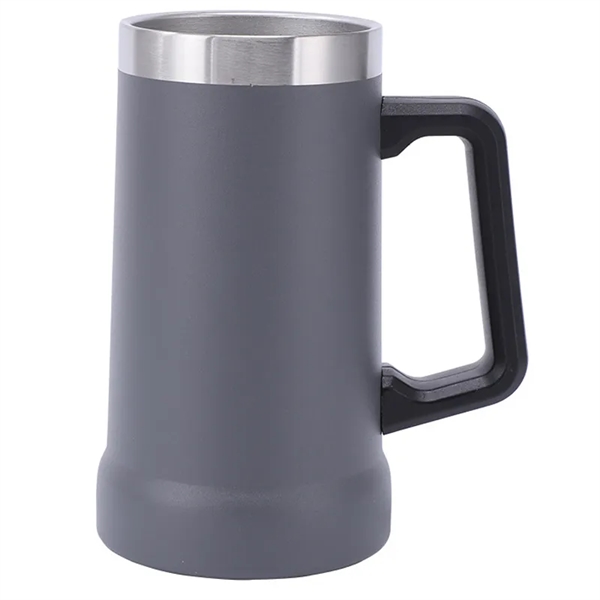 24 oz Stainless Steel Beer Mug - 24 oz Stainless Steel Beer Mug - Image 4 of 9
