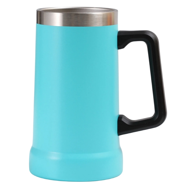 24 oz Stainless Steel Beer Mug - 24 oz Stainless Steel Beer Mug - Image 5 of 9