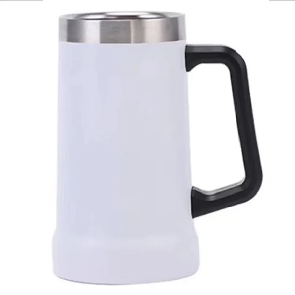 24 oz Stainless Steel Beer Mug - 24 oz Stainless Steel Beer Mug - Image 9 of 9