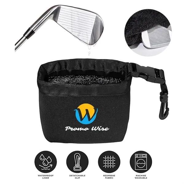 Golf Club and Ball Cleaning Bag Premium Microfiber - Golf Club and Ball Cleaning Bag Premium Microfiber - Image 0 of 4