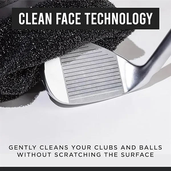 Golf Club and Ball Cleaning Bag Premium Microfiber - Golf Club and Ball Cleaning Bag Premium Microfiber - Image 3 of 4