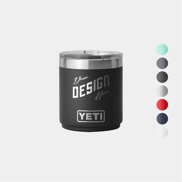10 oz YETI® Rambler Stainless Insulated Stackable Tumbler - 10 oz YETI® Rambler Stainless Insulated Stackable Tumbler - Image 0 of 8