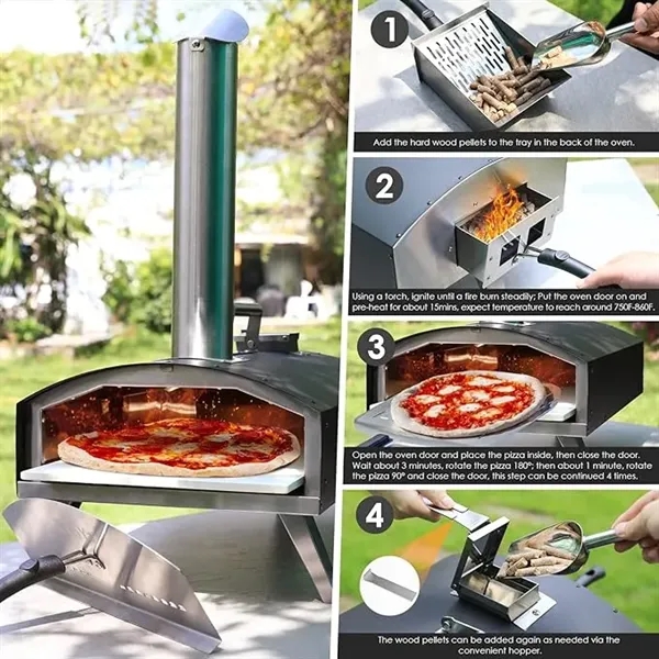 Outdoor Portable Pizza Oven - Outdoor Portable Pizza Oven - Image 3 of 3