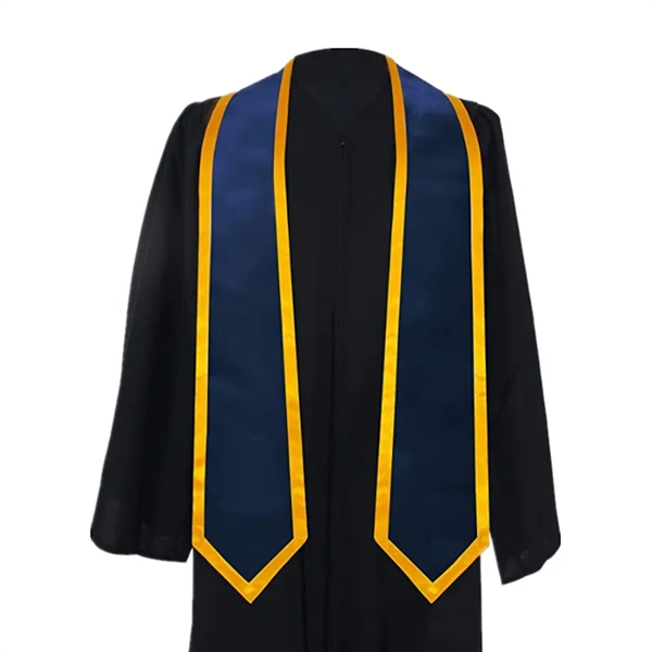 Unisex Adult Graduation Stole With Trim - Unisex Adult Graduation Stole With Trim - Image 0 of 2