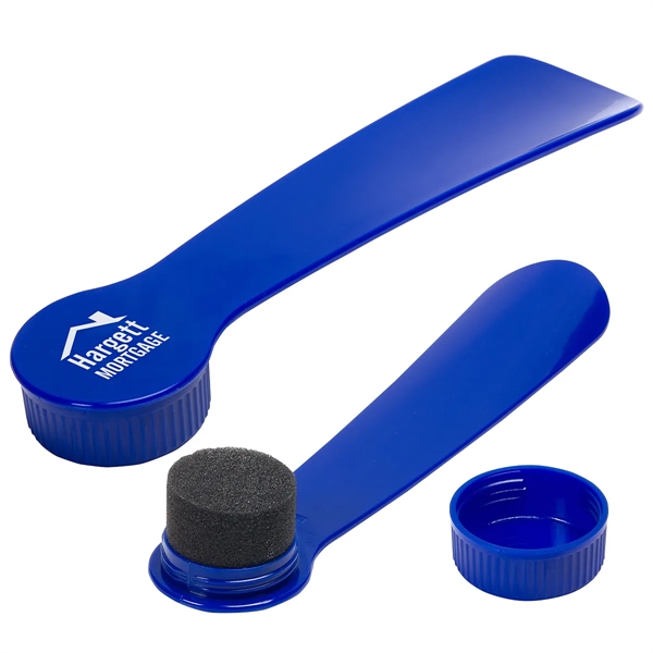 Custom 3-In-1 Shoe Gadget- Shine, Brush & Horn