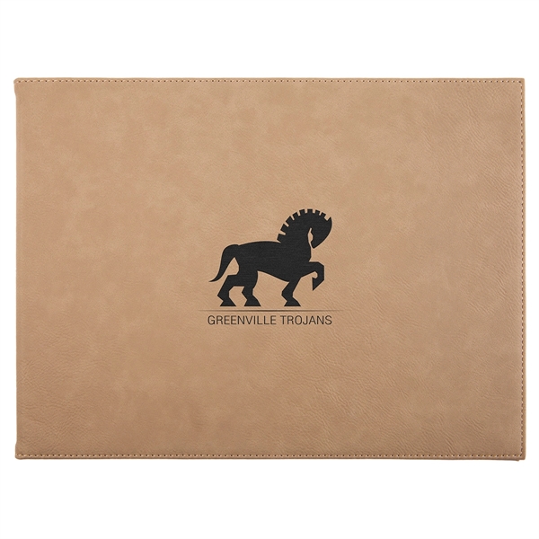 Light Brown Leatherette Certificate Holder - Light Brown Leatherette Certificate Holder - Image 0 of 3