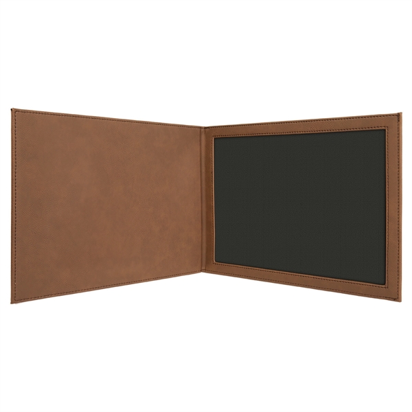 Dark Brown Leatherette Certificate Holder - Dark Brown Leatherette Certificate Holder - Image 3 of 3