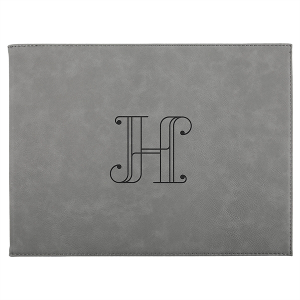 Gray Leatherette Certificate Holder - Gray Leatherette Certificate Holder - Image 0 of 3