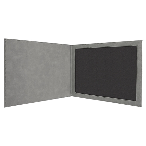 Gray Leatherette Certificate Holder - Gray Leatherette Certificate Holder - Image 3 of 3