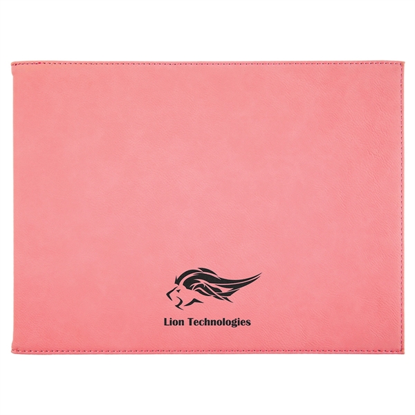 Pink Leatherette Certificate Holder - Pink Leatherette Certificate Holder - Image 0 of 3