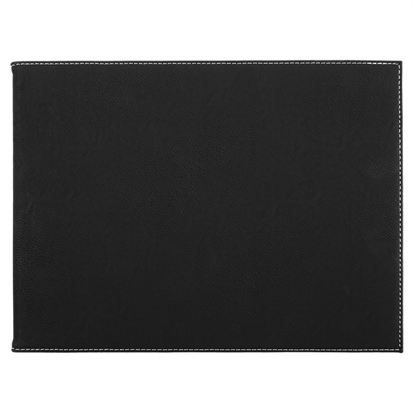 Black/Silver Leatherette Certificate Holder - Black/Silver Leatherette Certificate Holder - Image 2 of 3