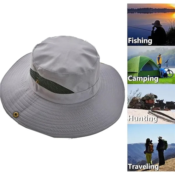 Upf 50 Uv Wide Brim Bucket Protection Sun Hat - Upf 50 Uv Wide Brim Bucket Protection Sun Hat - Image 5 of 5