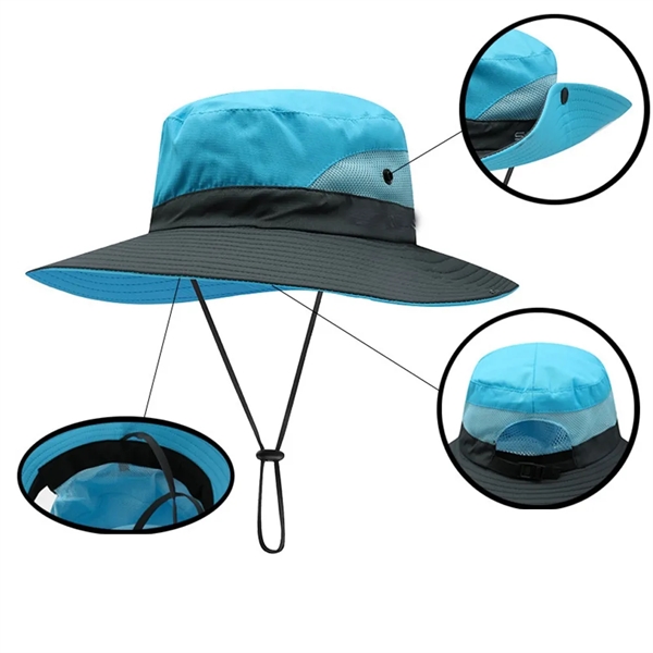Summer Sun Hat Outdoor Uv Protection Foldable Wide Brim - Summer Sun Hat Outdoor Uv Protection Foldable Wide Brim - Image 1 of 4