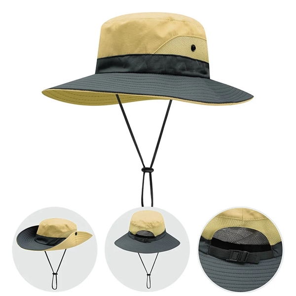 Summer Sun Hat Outdoor Uv Protection Foldable Wide Brim - Summer Sun Hat Outdoor Uv Protection Foldable Wide Brim - Image 4 of 4