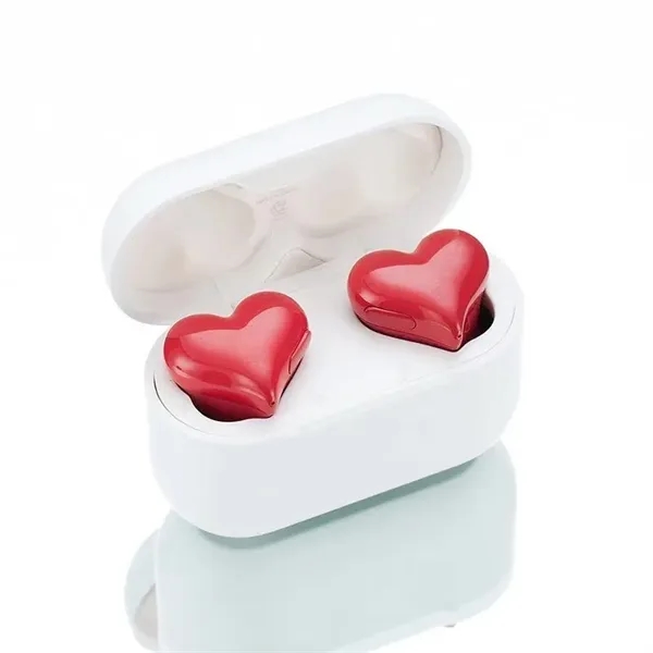 Heart Shaped Earbuds - Heart Shaped Earbuds - Image 0 of 3
