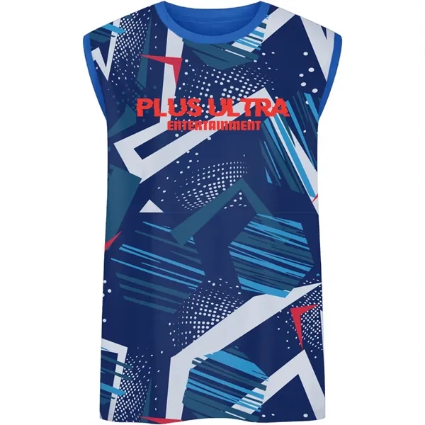 Sublimated Sleeveless Crew Neck - Sublimated Sleeveless Crew Neck - Image 0 of 1