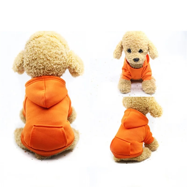 Winter Pet Hoodie Coat Small Dog Jacket With Pocket - Winter Pet Hoodie Coat Small Dog Jacket With Pocket - Image 1 of 6