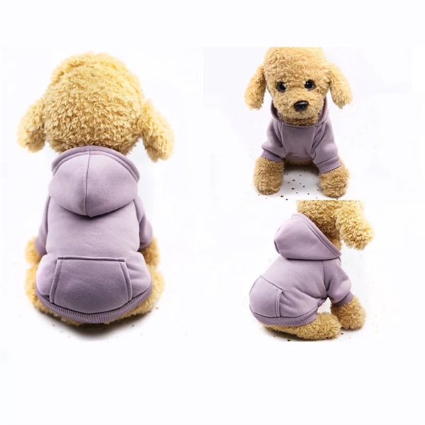 Winter Pet Hoodie Coat Small Dog Jacket With Pocket - Winter Pet Hoodie Coat Small Dog Jacket With Pocket - Image 5 of 6