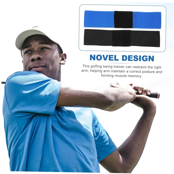 Golf Strap Golfing Swing Correcting Belt Hand Elastic Band - Golf Strap Golfing Swing Correcting Belt Hand Elastic Band - Image 1 of 3