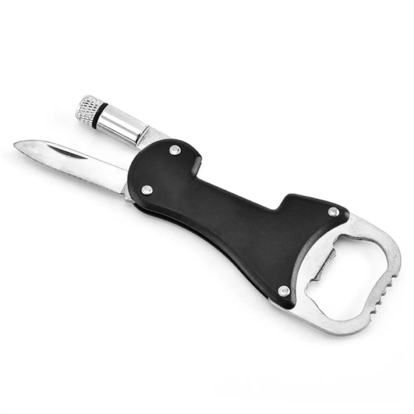 Keychain Multitool  Bottle Opener with Knife - Keychain Multitool  Bottle Opener with Knife - Image 4 of 4