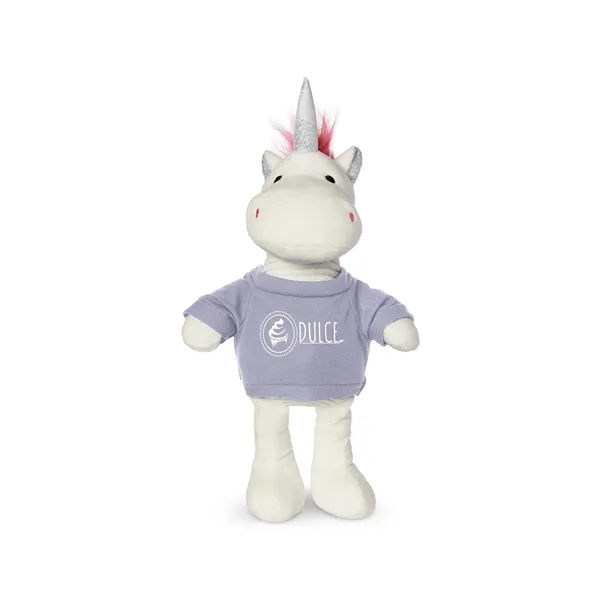 8.5" Plush Unicorn With T-Shirt - 8.5" Plush Unicorn With T-Shirt - Image 11 of 39