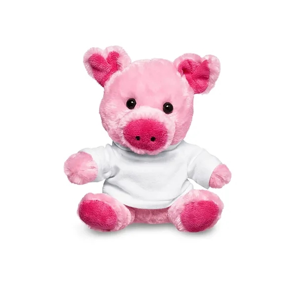 7" Plush Pig With T-Shirt - 7" Plush Pig With T-Shirt - Image 2 of 44