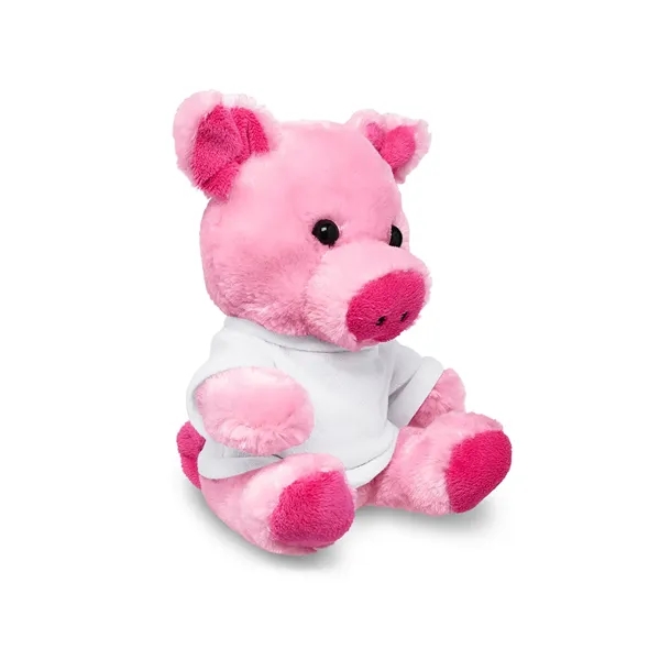 7" Plush Pig With T-Shirt - 7" Plush Pig With T-Shirt - Image 3 of 44