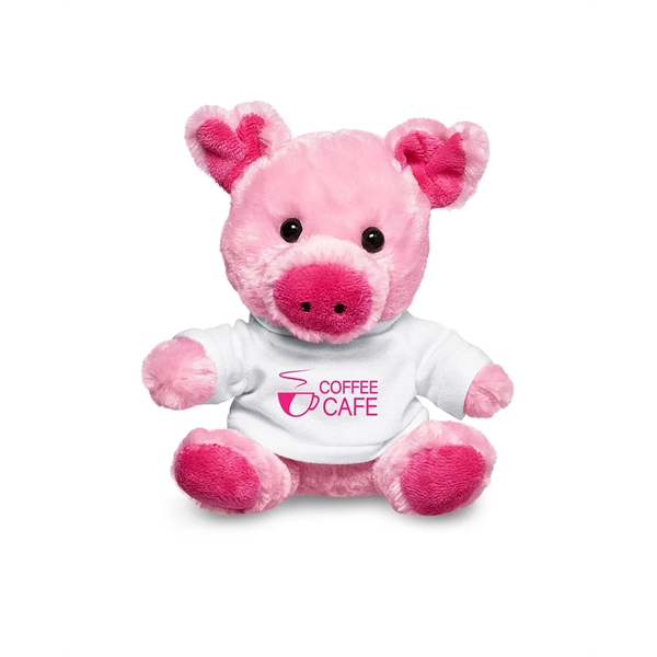 7" Plush Pig With T-Shirt - 7" Plush Pig With T-Shirt - Image 5 of 44