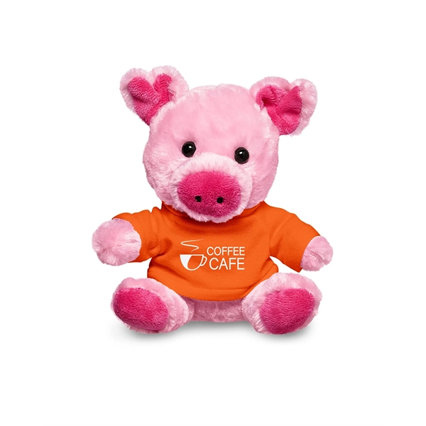 7" Plush Pig With T-Shirt - 7" Plush Pig With T-Shirt - Image 15 of 44