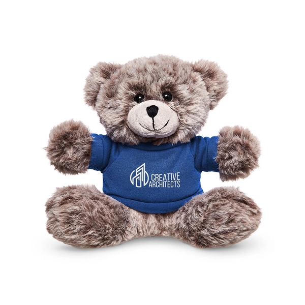 7" Soft Plush Bear With T-Shirt - 7" Soft Plush Bear With T-Shirt - Image 8 of 44