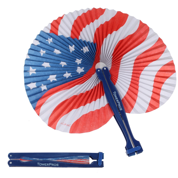 Patriotic Folding Fan - Patriotic Folding Fan - Image 0 of 1