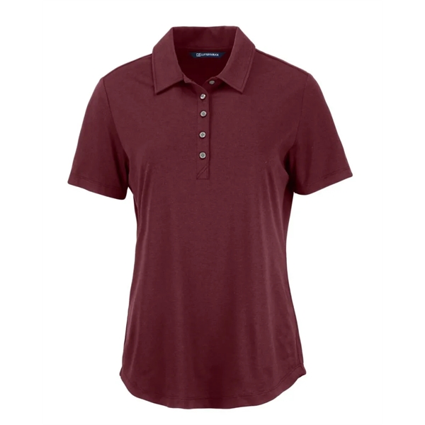 Cutter & Buck Coastline Epic Comfort Recycled Womens Polo - Cutter & Buck Coastline Epic Comfort Recycled Womens Polo - Image 4 of 21