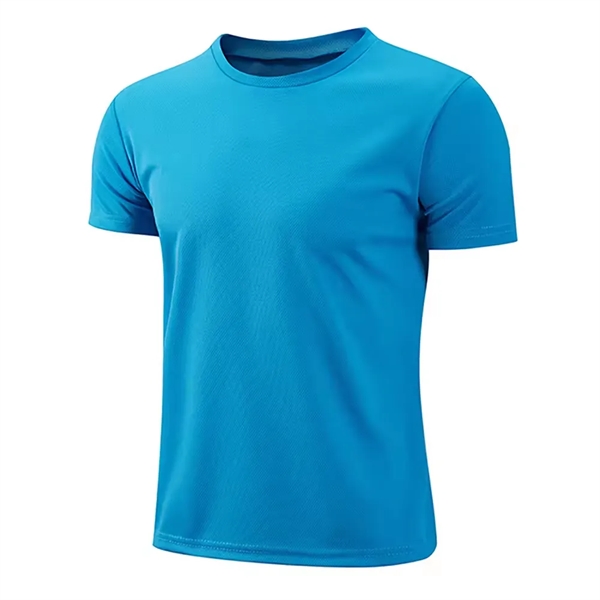 Quick Dry Crew Neck T Shirts Athletic Running Gym Workout - Quick Dry Crew Neck T Shirts Athletic Running Gym Workout - Image 1 of 1