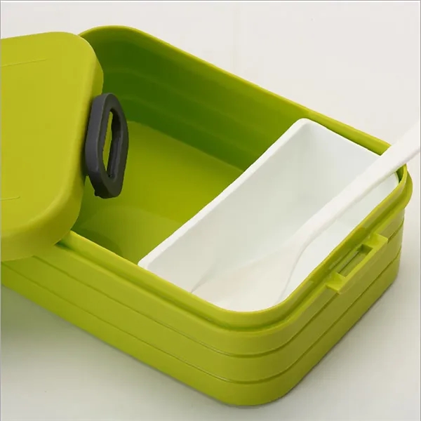 Compartment Lunch Box With Bottle - Compartment Lunch Box With Bottle - Image 2 of 3
