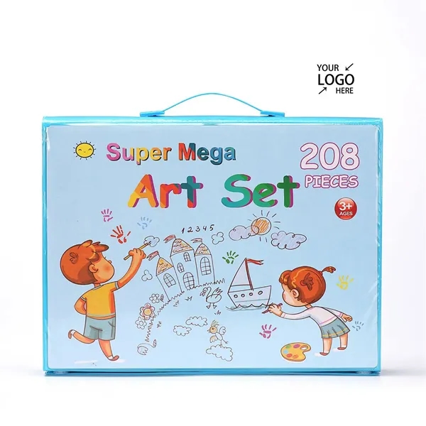 208pcs Paintbrush Set Children's Art Painting Stationery - 208pcs Paintbrush Set Children's Art Painting Stationery - Image 2 of 5