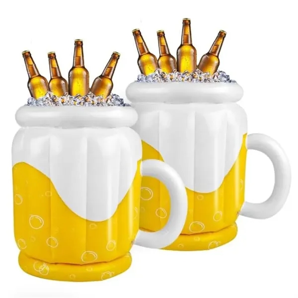 Inflatable Beer Ice Bucket - Inflatable Beer Ice Bucket - Image 0 of 2
