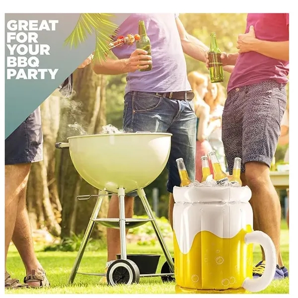 Inflatable Beer Ice Bucket - Inflatable Beer Ice Bucket - Image 1 of 2