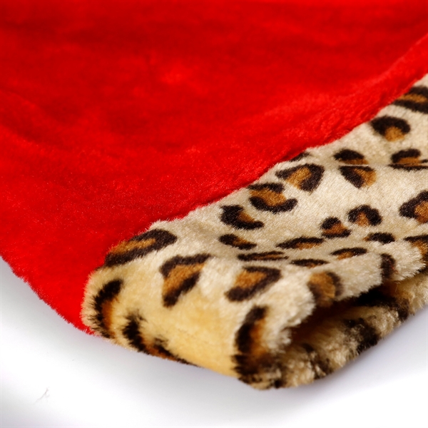 Leopard Print Santa Hat - Leopard Print Santa Hat - Image 3 of 3