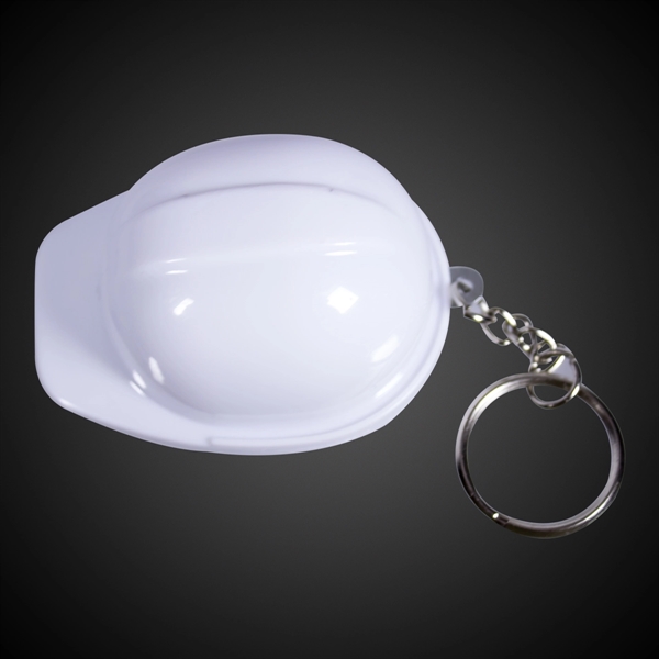 Plastic Construction Hat Bottle Opener Key Chain - Plastic Construction Hat Bottle Opener Key Chain - Image 4 of 12