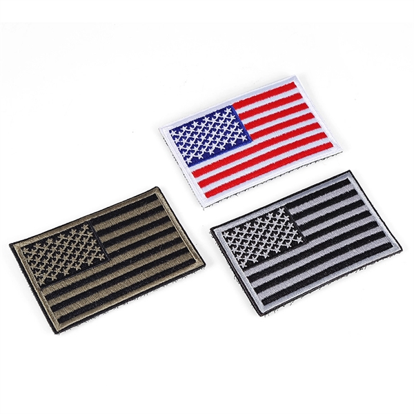 American Flag Embroidered Patch - American Flag Embroidered Patch - Image 0 of 8