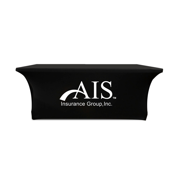6' Closed-Back Stretch Table Cover - 6' Closed-Back Stretch Table Cover - Image 2 of 3