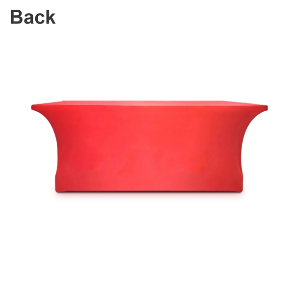 6' Closed-Back Stretch Table Cover - 6' Closed-Back Stretch Table Cover - Image 1 of 3
