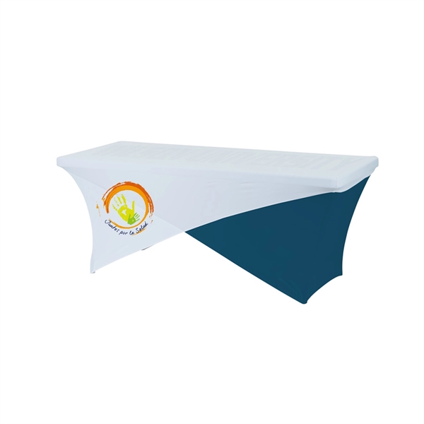 6' Cross Over Stretch Table Cover - 6' Cross Over Stretch Table Cover - Image 3 of 5