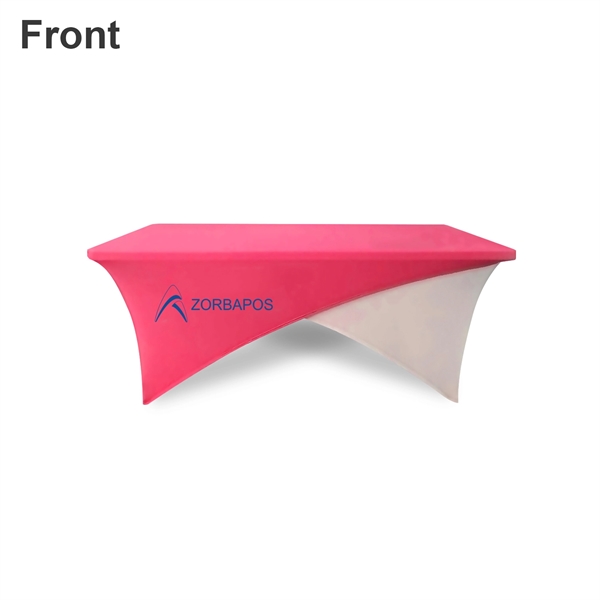 6' Cross Over Stretch Table Cover - 6' Cross Over Stretch Table Cover - Image 1 of 5