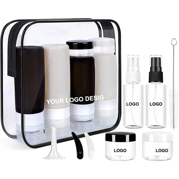 16 Pack Silicone Travel Bottles Set for Toiletries - 16 Pack Silicone Travel Bottles Set for Toiletries - Image 1 of 5