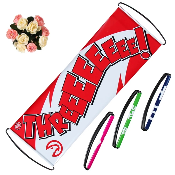 Custom Portable Retractable Handheld Scrolling Flag Banner - Custom Portable Retractable Handheld Scrolling Flag Banner - Image 2 of 2